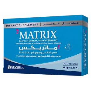 MATRIX BONES SUPPORT DIETARY SUPPLEMENT — SOURCE OF CALCIUM, VITAMINS & MINERALS 30 CAPSULES